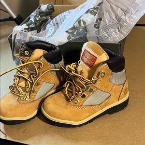 Timberland Kids Brown and Black Boots